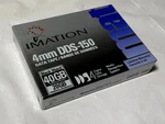 Imation DDS-150 Dat Tape 20GB 40GB DDS3 4MM Backup Cartridge New Sealed. Fixed Price $32.99.