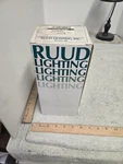 Ruud Lighting, Track, Round Back Cylinder, TFB3RWH, Nib, With Bulb. Fixed Price $13.00.