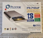 Red Plextor PX-716UF External Dvd Burner Open Box, New In Usb 2.0/FIREWIRE. Fixed Price $117.48.