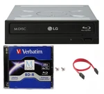 Lg WH14NS40 14X Blu-ray Burner Cd Dvd Writer Drive+free 1PK Mdisc Bd+cable. Fixed Price $345.00.