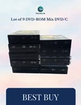 Lot Of 9 Dvd-rom Mix Dvd/cd Drive Burner Internal Desktop Computer. Fixed Price $70.00.