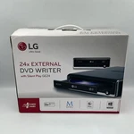 Lg GE24 Portable External 24X Super-multi Dvd Cd Burner Writer Open Box *read*. Fixed Price $39.99.