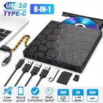 Slim External Cd Dvd Rw Drive Usb 3.0 Writer Burner Player Black For Laptop Pc. Fixed Price $19.90.