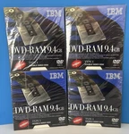 4X Ibm 19P0490 Dvd-ram 9.4GB Double-sided New Old Stock Hmc Compatible. Fixed Price $29.99.