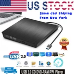 Dvd Cd Usb External Disc Burner Drive Reader Windows 7 10 11 Laptop Pc. Fixed Price $21.89.