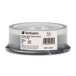 Verbatim Disc Bdxl 100GB 4X White Thermal Hub Printable 25PK Spindle,. Fixed Price $343.61.
