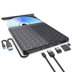 External Cd/dvd Drive For Laptop Usb 3.0 Burner With 2 Ports And Tf/.... Fixed Price $36.13.