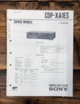 Sony CDP-XA1ES Player Service Manual *original*. Fixed Price $24.97.