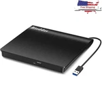 Usb 3.0 External Dvd Drive Plug & Play High Speed Cd Burner Windows Mac. Fixed Price $32.33.