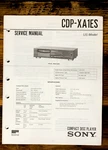 Sony CDP-XA1ES Player Service Manual *original*. Fixed Price $24.97.