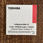 Toshiba Configuration Builder Cd Satellite 4090DVD/ 4100XDVD W/ Windows 95/98. Fixed Price $12.95.