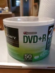 Sony Dvd+r 4.7GB 120 Min 16X Blank Media Disc Pack 50DPR47SP New Sealed. Fixed Price $19.99.