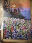 Printed Needlepoint Kits Tapestry Canvas Floss Included 30X40 Cm Sunset Rto. Fixed Price $30.98.