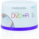50 Pack Memorex Printable Dvd+r 16X Blank 4.7GB 120 Min Recordable Media Sealed. Fixed Price $21.95.