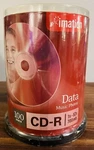 New Factory Sealed Imation Cd-r 700MB 1X-52X 100 Discs Music Photos Data. Fixed Price $18.99.
