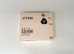 Tdk CD-RW80 Fx 4X Rewritable Cds Min 700 Mb Packs Of 5, New-sealed. Fixed Price $14.00.