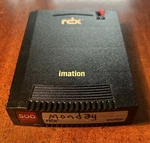 Imation Rdx 500GB Removable Hard Disk Cartridge Reliable Backup Storage. Fixed Price $30.00.