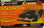 Pacific Digital X-treme 52X24X52 External Player Writer Rewrite Drive Usb 2.0. Fixed Price $42.24.