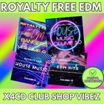 Royalty Free Club Edm Music No Ppl Prs Fees 4CD Bundle Vibez. Fixed Price $17.47.