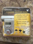 Springfield Noaa 7 Channel Emergency Weather Radio With Led Flashlight - New. Fixed Price $13.99.