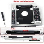 For Hp Elitebook 8460P 8470P 8560P 8570P 8760P 2ND Hdd Ssd Hard Drive Caddy 12.7. Fixed Price $8.68.