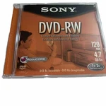 Sony Dvd+rw 120 Minutes 4.7 Gb Discs New Accucore Re-recordable. Fixed Price $5.10.