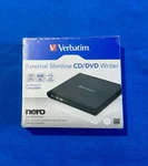 Verbatim 98938 External Slimline Cd/dvd Writer New Factory Sealed. Fixed Price $29.88.