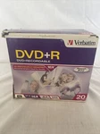Verbatim Dvd+r 4.7GB 16X Recordable Media 20 Individually Wrapped Discs Cases. Fixed Price $14.95.