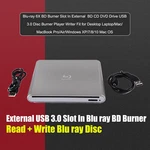 Genuine Burner External Usb 3.0 Player Dvd Cd Bd Recorder Cable Drive. Fixed Price $82.59.