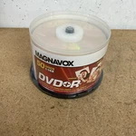 Magnavox Dvd-r 50 Disc Pack 4.7 Gb Data 120 Mins Video 1-16X Speed New Sealed F6. Fixed Price $18.99.
