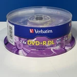Verbatim 20 Pack Dvd+r Dl Double Layer 2.4X 8.5 Gb Min New Sealed. Fixed Price $14.49.