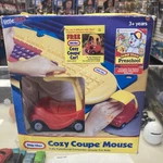 Vintage 1999 Little Tikes Cozy Coupe Computer Mouse Open Box. Fixed Price $55.00.