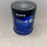 Sony Accucore 100 Pack Dvd+r, 1X-16X, 4.7GB/GO New Sealed. Fixed Price $31.99.
