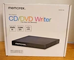 Memorex MDW218B Slim External Cd/dvd Writer DVD8X Cdr 24X Usb Powered Burner New. Fixed Price $19.95.