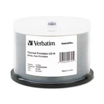 Verbatim Cd-r Datalifeplus Printable Recordable Disc, 700 MB/80 Min, 52X, 50/PK. Fixed Price $40.06.