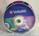 Verbatim Dvd+r Scribe 4.7GB 16X Speed 25 Pack Spindle Double Layer New & Sealed. Fixed Price $25.59.