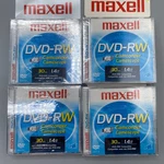 (lot Of 4) 2 Pack Maxell Dvd-rw Camcorder 30 Min 1.4GB Double Sided 8 Total. Fixed Price $24.00.