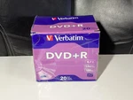 New Verbatim Dvd+r 4.7 Gb 16X 120 Min Blank Slim Case (19) Pack Missing. Fixed Price $12.99.