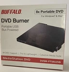 Buffalo Mediastation DVSM-PT58U2VB Portable Dvd Writer/burner. Fixed Price $19.63.
