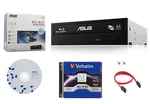 Asus 16X BW-16D1HT Blu-ray Burner Drive 1PK 50GB Mdisc Bd-r Dl+software+cab Le. Fixed Price $407.00.