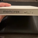 Memorex 8X Slim Multi-format Recorder External Mrx 650LE White. Untested Cond.. Fixed Price $12.99.