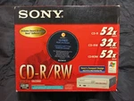 Sony 52X/32X/52X Cd-r/rw Drive Windows Xp -CRX230AD- New Box. Fixed Price $31.20.