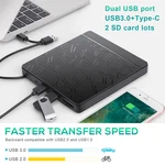 Slim External Cd Dvd Rw Drive Player Usb 3.0 For Type C/a Laptop Mac Win 10/8/7. Fixed Price $18.99.