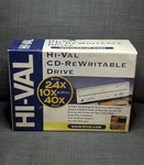 Original Box Hi-val Cd Rom Rewritable Drive 24X Write LTN-301 Vintage Tested. Fixed Price $15.00.