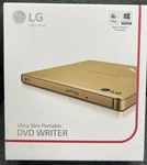 Lg Ultra Slim Portable Dvd Writer Gold-color MODEL#GP65NG60 Brand-new. Fixed Price $59.99.