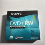 Sony Handycam Dvd+rw Rewritable Discs Pack 30 Min 1.4 Gb Each New. Fixed Price $18.50.