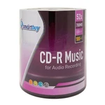 100 Pk Smartbuy Digital Audio Cd-r Music 52X 700MB/80MIN Logo Blank Record Disc. Fixed Price $22.99.