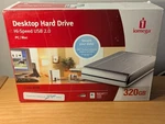 Iomega Desktop Hard Drive, 320 Gb 7200 Rpm Hi-speed Usb 2.0 Pc/mac. Fixed Price $12.00.