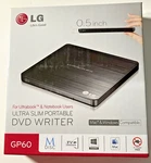 Lg GP60NS50 Dvd Writer External Slim Drive For Pc/mac. Fixed Price $29.50.