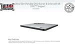 New Lg Usb Slim Portable External Drive Cd/dvd Writer W/ Software For Pc Laptops. Fixed Price $24.98.